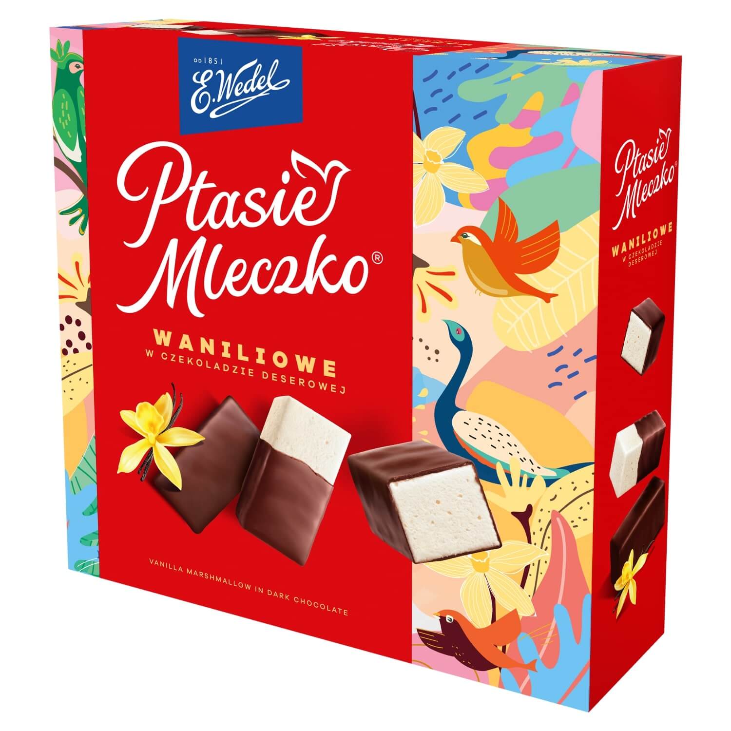Box of chocolates E. Wedel Vanila Bird Milk 380g