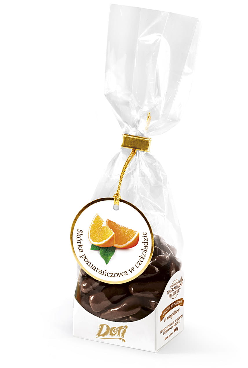 Orange peel in chocolate 100g