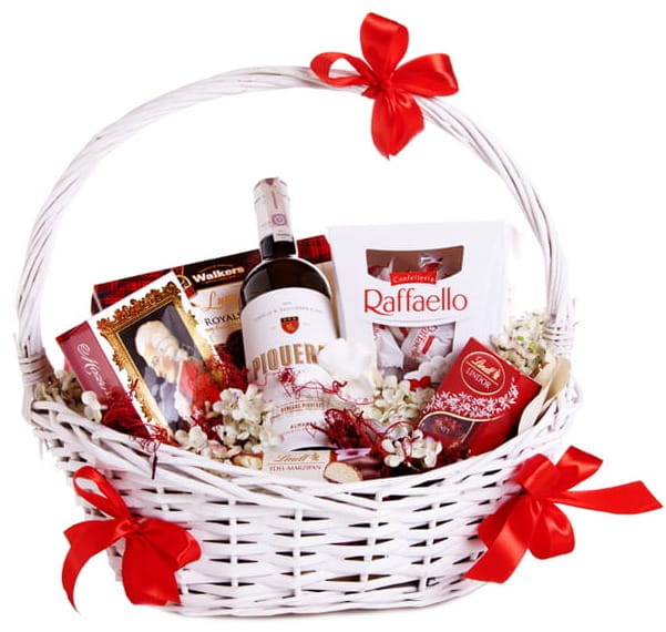 Delicatessen Basket Biało-Czerwony  (White-Red)