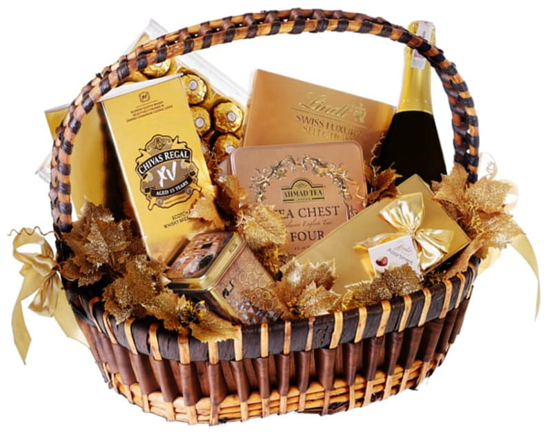 Delicatessen Basket Złoty a Skromny  (Golden but Modest)