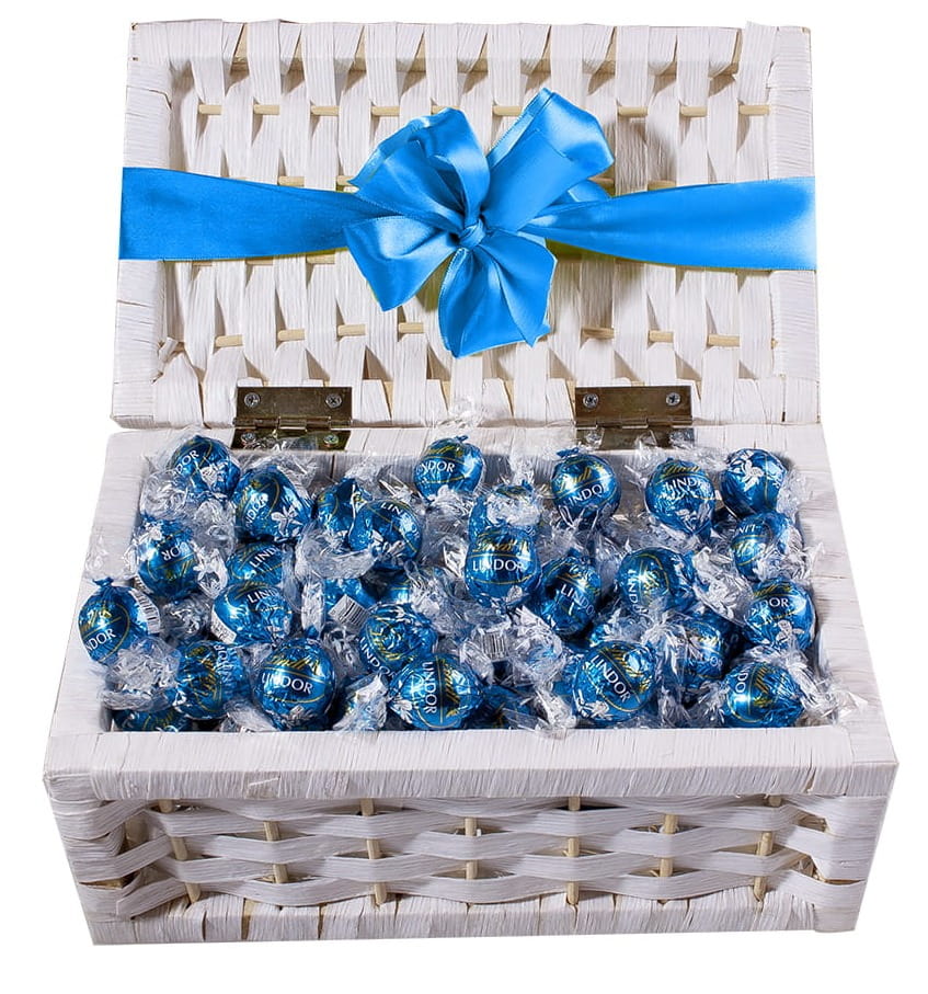 Chest of pralinesLindt Lindor Milk & White 1kg