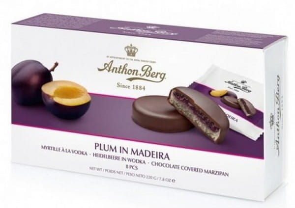 Chocolates Anthon Berg – Madeira plum 220g