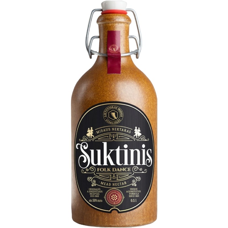 Honey tincture Suktinis 50% 0,5l stoneware