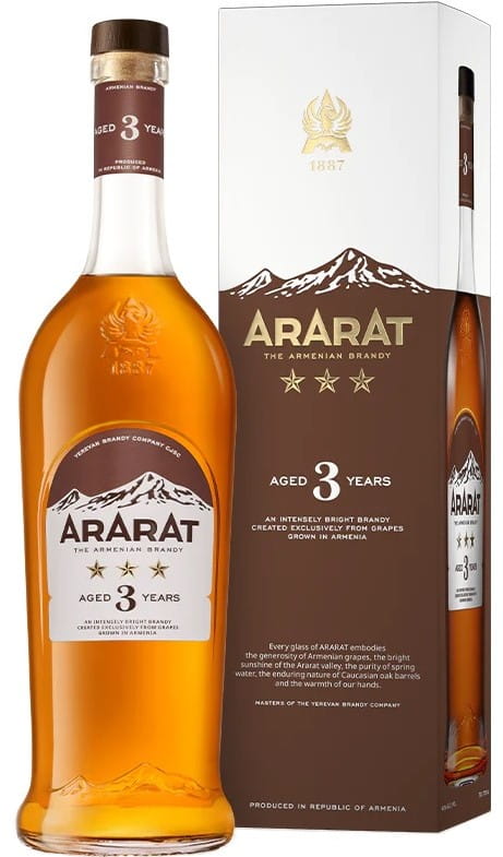 Brandy Ararat 3* 0,7l