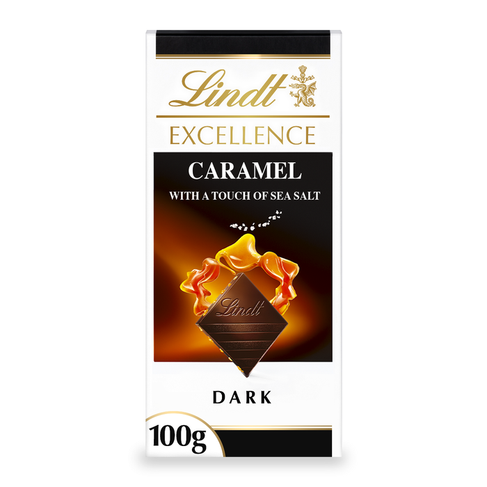 Chocolate Lindt Excellence Carmel with a Touch of Sea Salt 100g