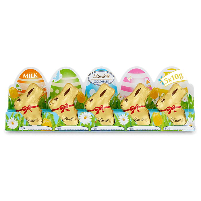 Mini chocolate figurines Lindt Bunnies 5x10g
