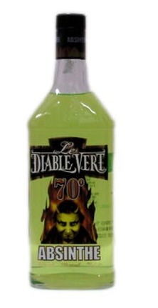 Absinth Le Diable Vert 70% 0,7l