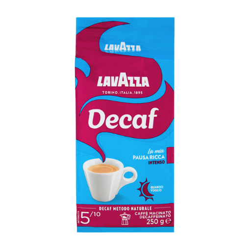 Ground coffee Lavazza Dek Intenso 250g