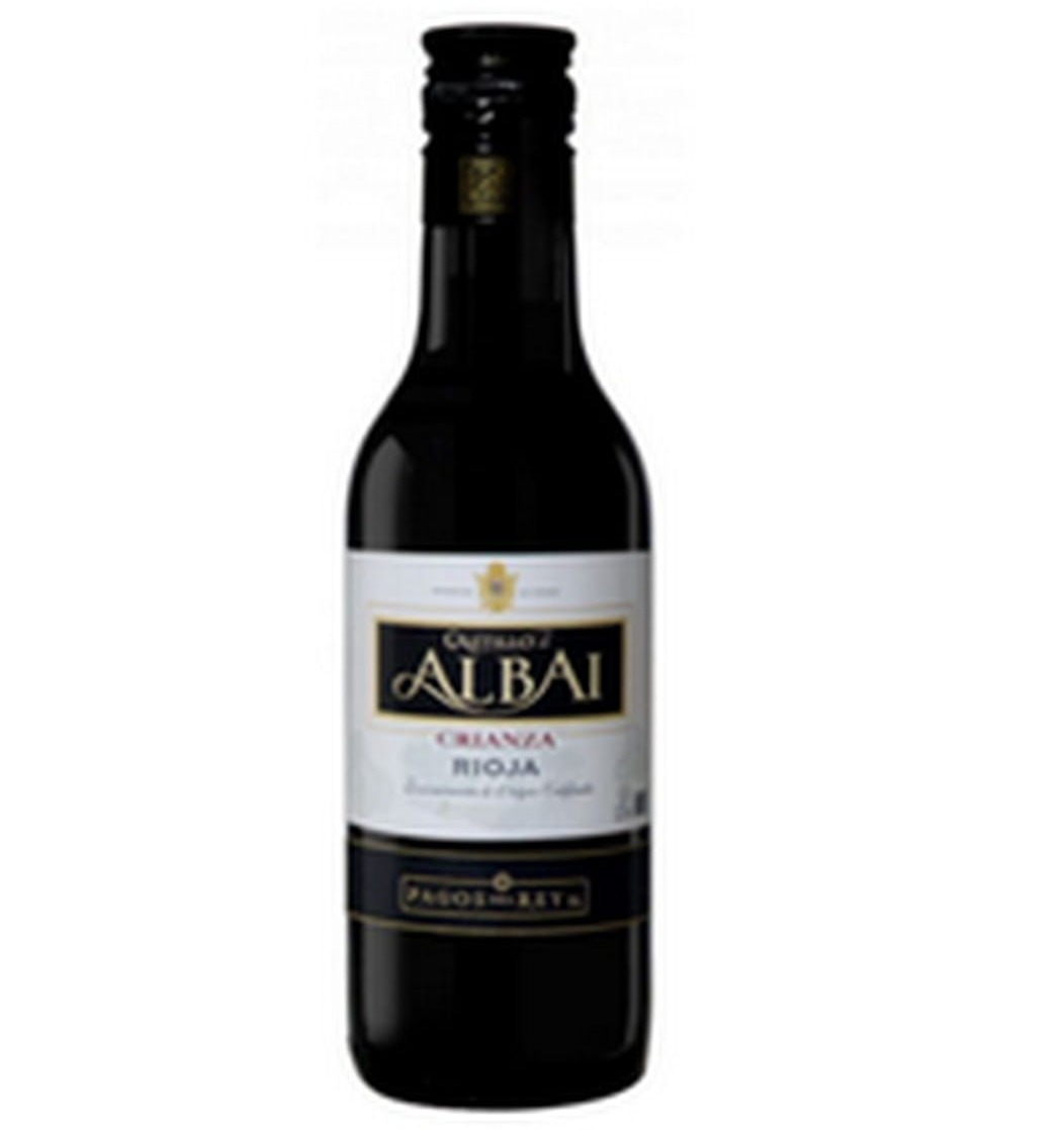 Wine mini-bottle Castillo de Albai Crianza Spain 0,187l