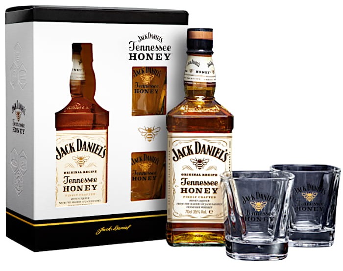 Liqueur Jack Daniel's Honey 0,7l + 2 glasses