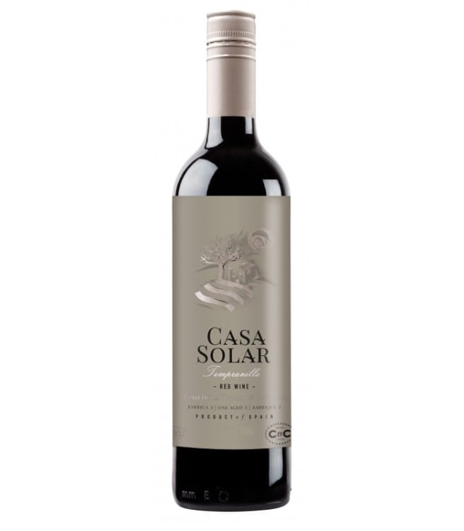 Wine Casa Solar Tempranillo Vino De La Tierra De Castilla Spain 0,75l