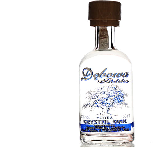 Vodka Dębowa Crystal Oak  (Polish Oak Vodka) thumbnail 0,05l