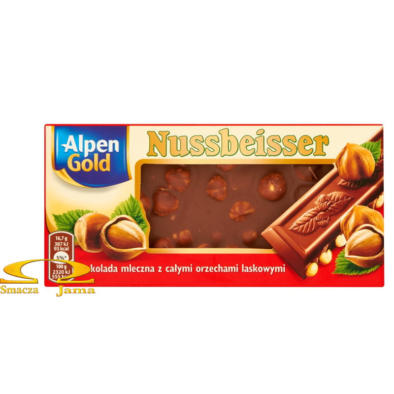 Milk Chocolate  Alpen Gold Nussbeiser 100g