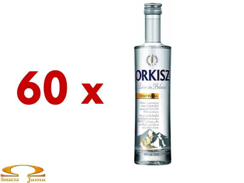 Vodka weselna 60 x Orkisz 0,7l